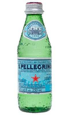 S.Pellegrino - Sparkling Natural Mineral Water - Case of 24 Glass Bottle of 250 ml/8.4 oz./ea