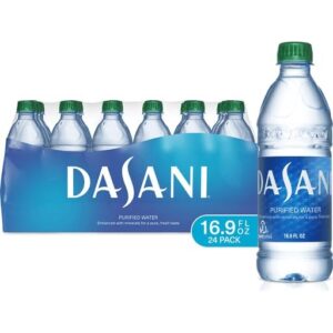 dasani purified water bottles (16.9 fl oz 24 bottles)