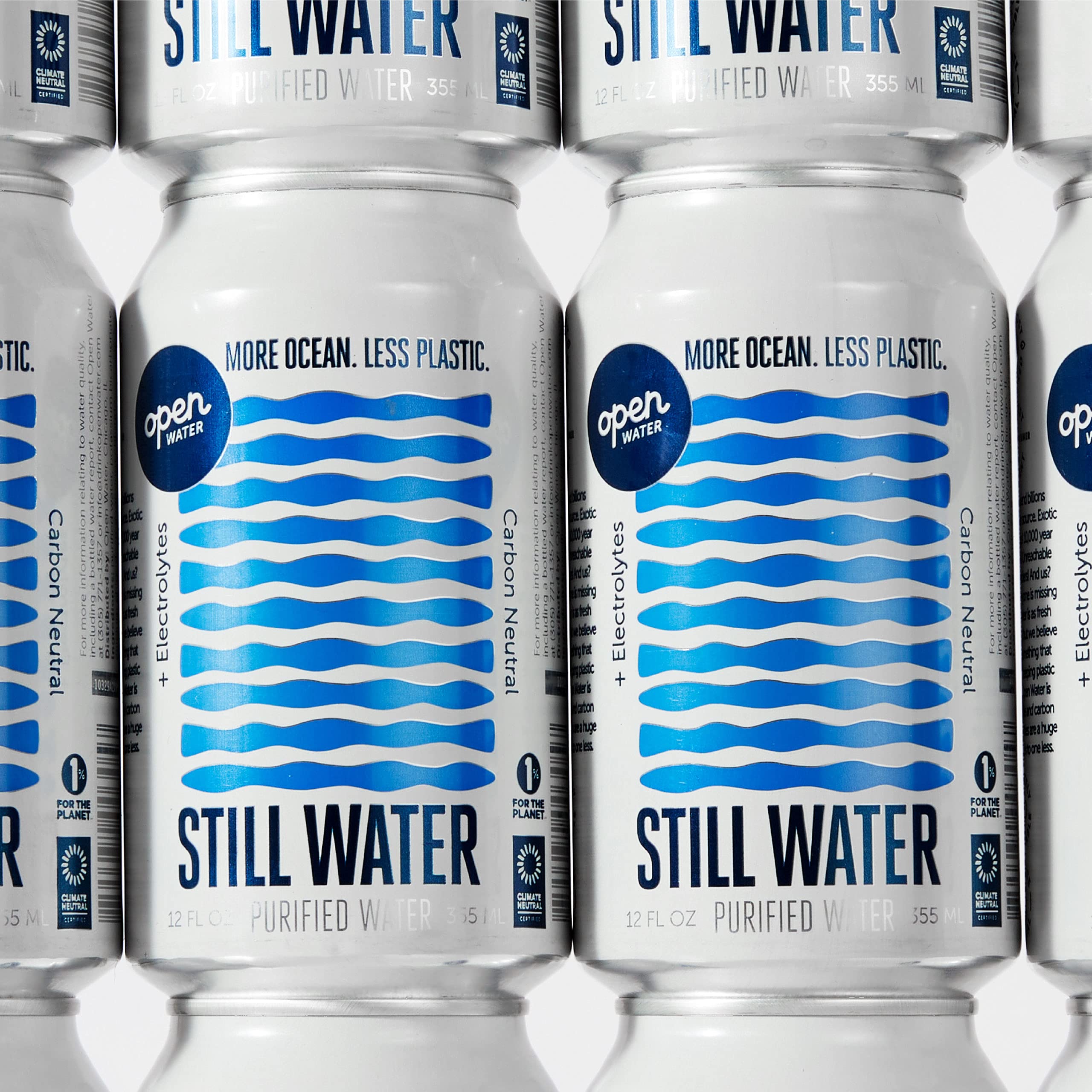 Open Water - Still Cans (4 Cases - Canned Still Water)