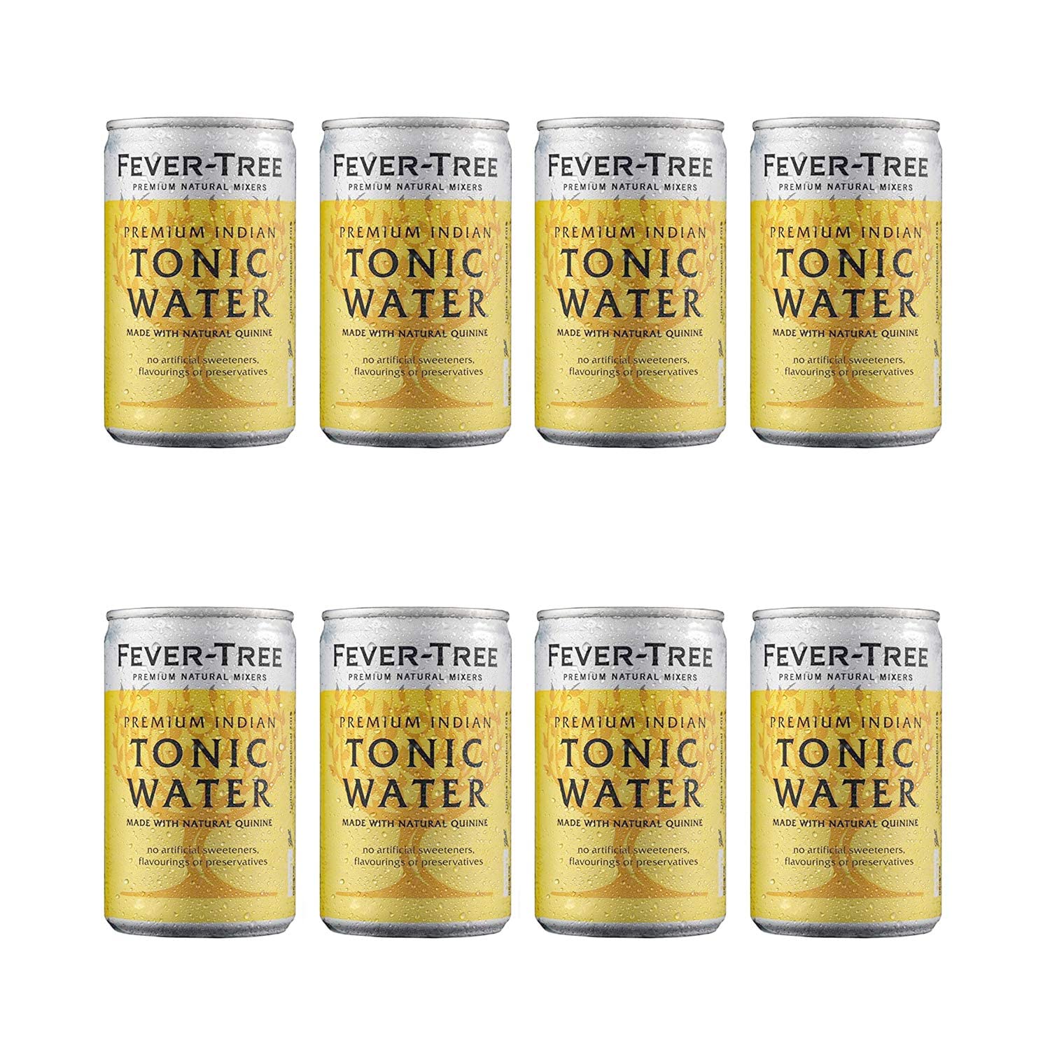 Fever-Tree Premium Indian Tonic Water Cans 8 x 150ml