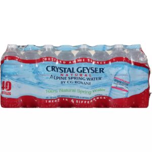 crystal geyser alpine spring water 16.9 oz. 40 pk. (1 pack)