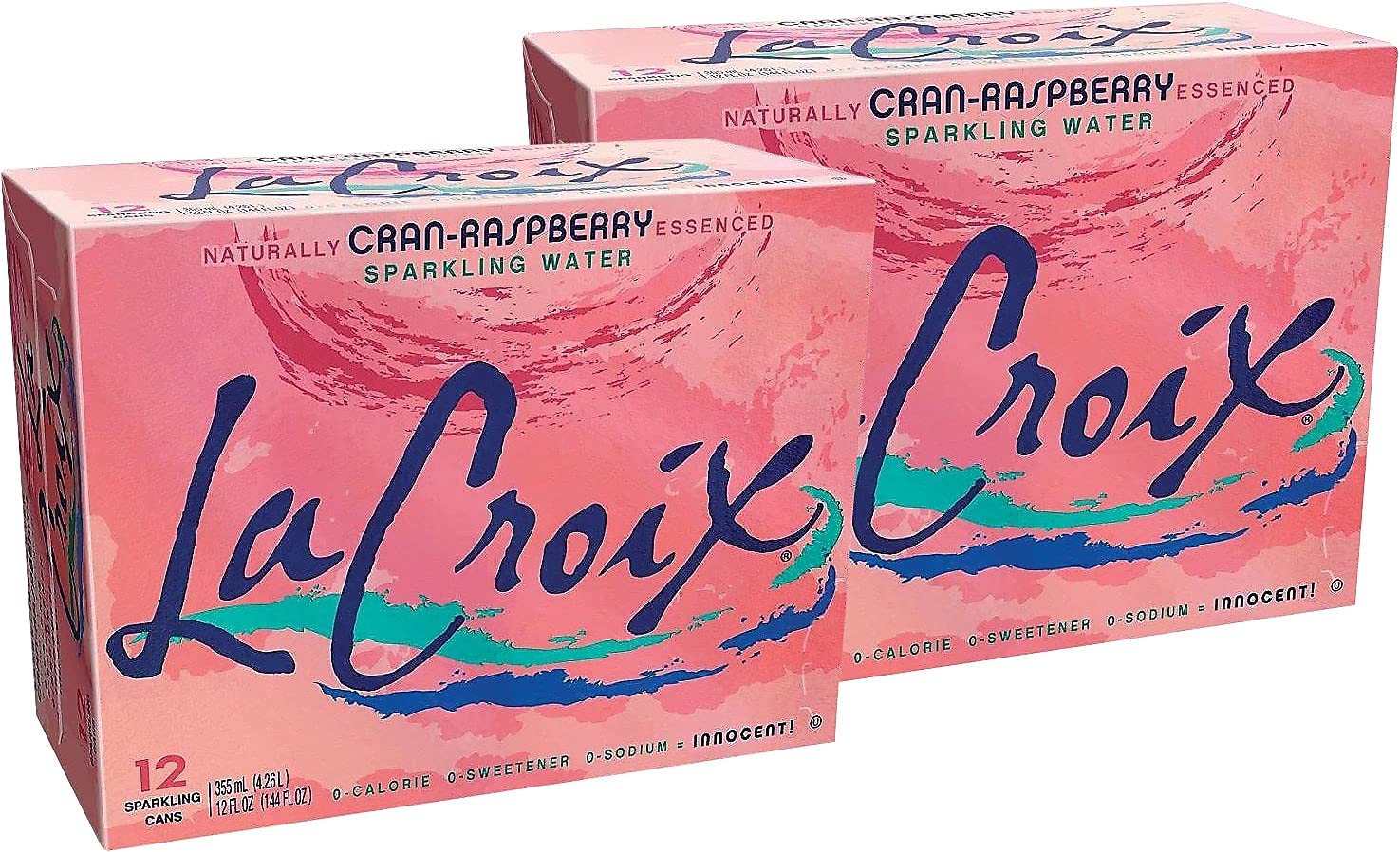 LaCroix Cran-Raspberry Sparkling Water, 12 oz.