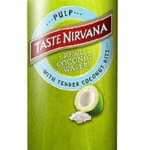 Taste Nirvana Real Coconut Water, Coco Pulp with Tender Coconut Bits, 16.2 Fl Oz (Pack of 12)