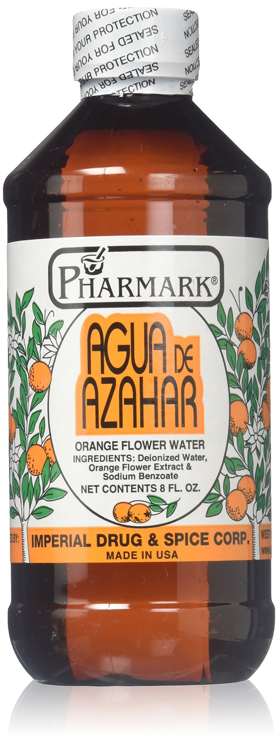 Agua De Azahar Orange Flower-Blossom Water, 8 Fl Oz (Pack of 2)