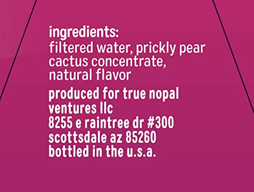 True Nopal Cactus Water, 16.90 Fl. Oz (Pack of 12)