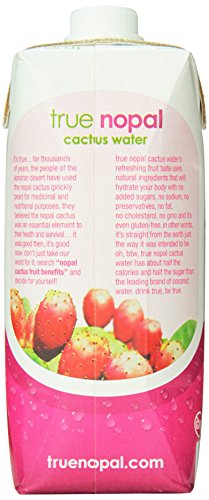 True Nopal Cactus Water, 16.90 Fl. Oz (Pack of 12)