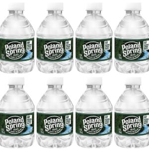 Poland Spring Water Bottles - Poland Spring Small Water Bottles, Mini Water Bottle, Poland Spring 8 oz Bottled Water 16 Pack - Bottled Poland Spring Water - Spring Water Bottles 16 Pack