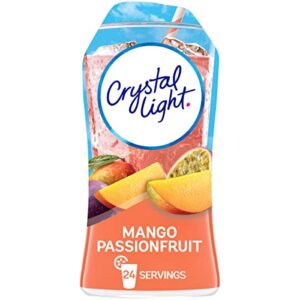 crystal light sugar-free zero calorie liquid water enhancer - mango passionfruit water flavor drink mix (1.62 fl oz bottle)