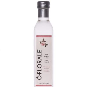 OFLORALE Lebanese Rose Water, 8.45 fl oz, 100% Natural, No Sugar, for Cooking, Baking and Desserts