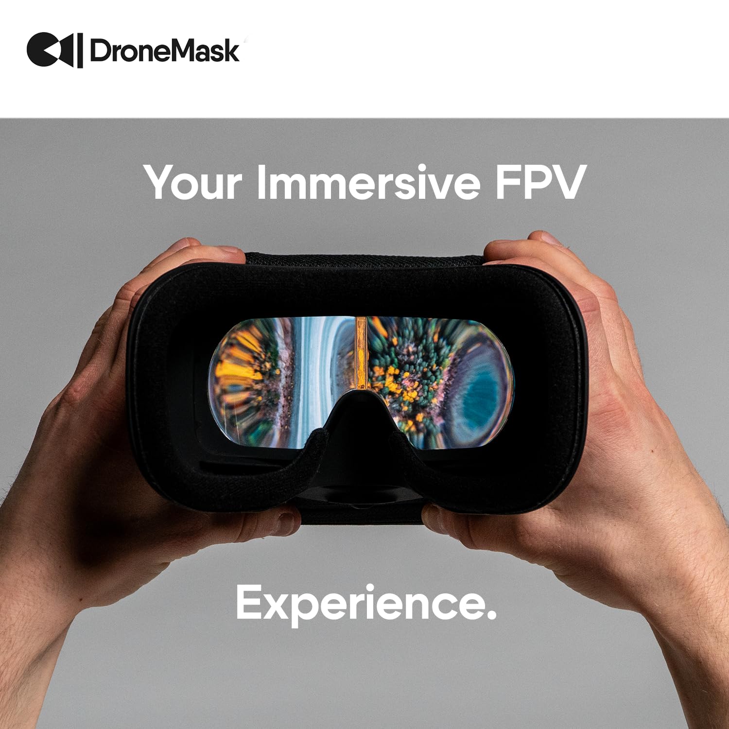 DroneMask2 | FPV Goggles for All Camera Drones | Unibody Lens | HD FPV Goggles | Compatible Versatile Skyview FPV Drone Goggles | Clear Immersive View | All GPS Camera Drone