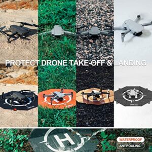 STARTRC Drone Landing Pad, Double-Sided Colors Waterproof 20 inch Helipad for DJI Mini 4K/Mini 4 Pro/Avata 2/Air 3/Mini 2 SE/Mini 3 Pro/Mavic Air 2S/Avata/RC Drone Accessories