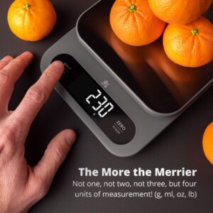 Greater Goods High Capacity Kitchen Scale - A Premium Food Scale, Weighs in Grams & Ounces w/a 22 Pound Capacity, Hi-Def LCD Screen and Stainless Steel Platform