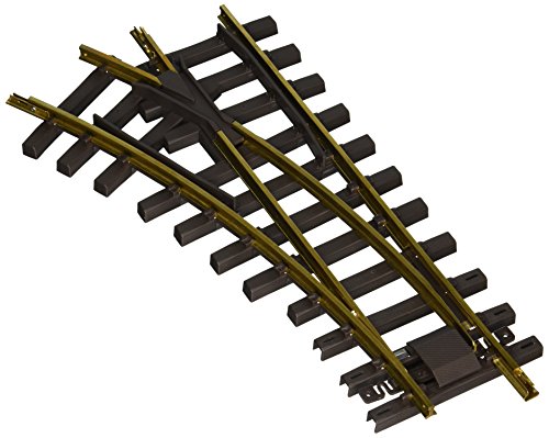 Bachmann Industries Large "G" Scale Universal Brass Track with 30 Degree 4' Diameter Turnout, Left