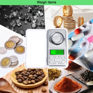 GRAM PRES Digital Milligram Scale 50/0.001 Gram Accuracy,Small Jewellery Coin Powder Pocket Scale Digital Gram and Oz,Digital Gram Scale with Lcd for Medicine, Gold, Gem, Reloading