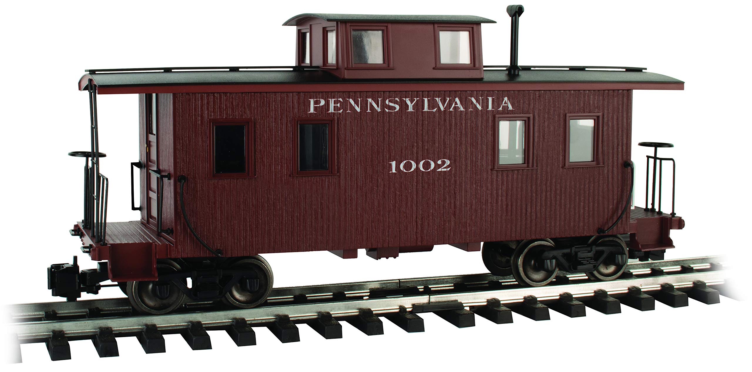 Bachmann Trains - Center Cupola Caboose - Pennsylvania #1002 - Large G Scale