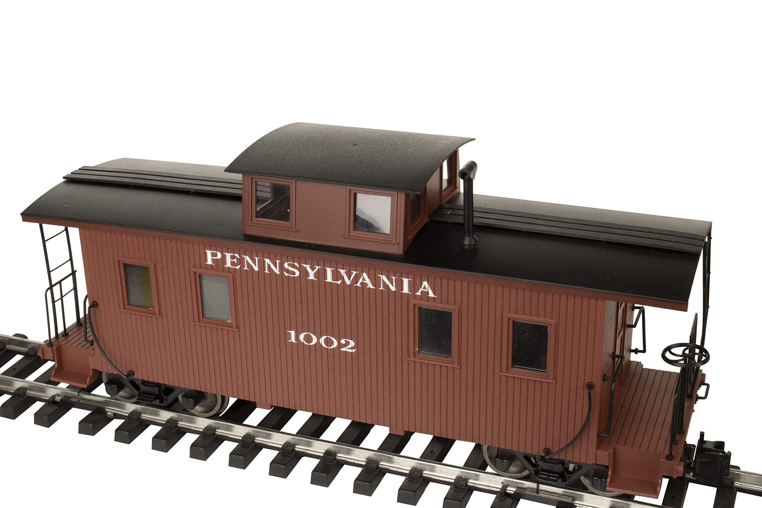 Bachmann Trains - Center Cupola Caboose - Pennsylvania #1002 - Large G Scale