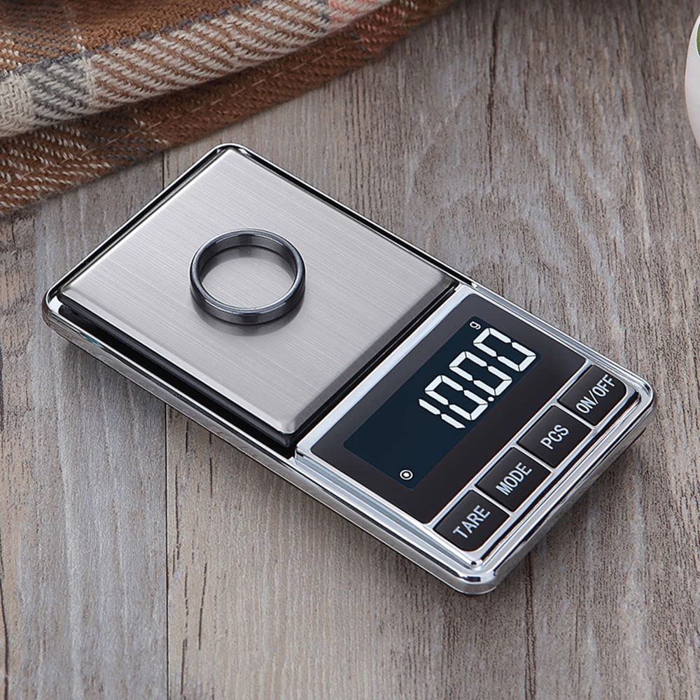 HomeSoGood Jewelry Scale High Precision Balance Gram Scale for Gold Mini Kitchen Weight Scale Pocket Scale(1000g x 0.1g)