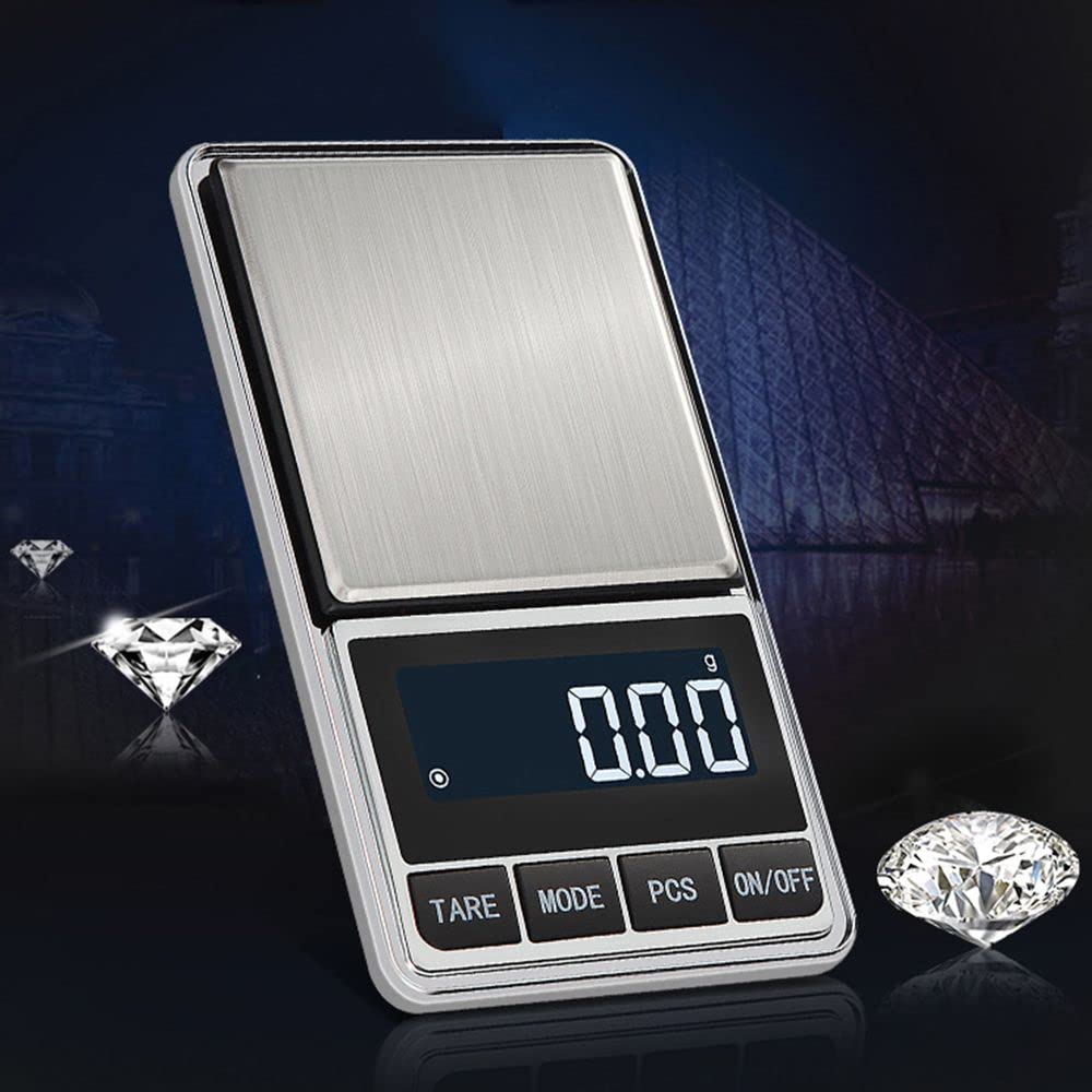 HomeSoGood Jewelry Scale High Precision Balance Gram Scale for Gold Mini Kitchen Weight Scale Pocket Scale(1000g x 0.1g)