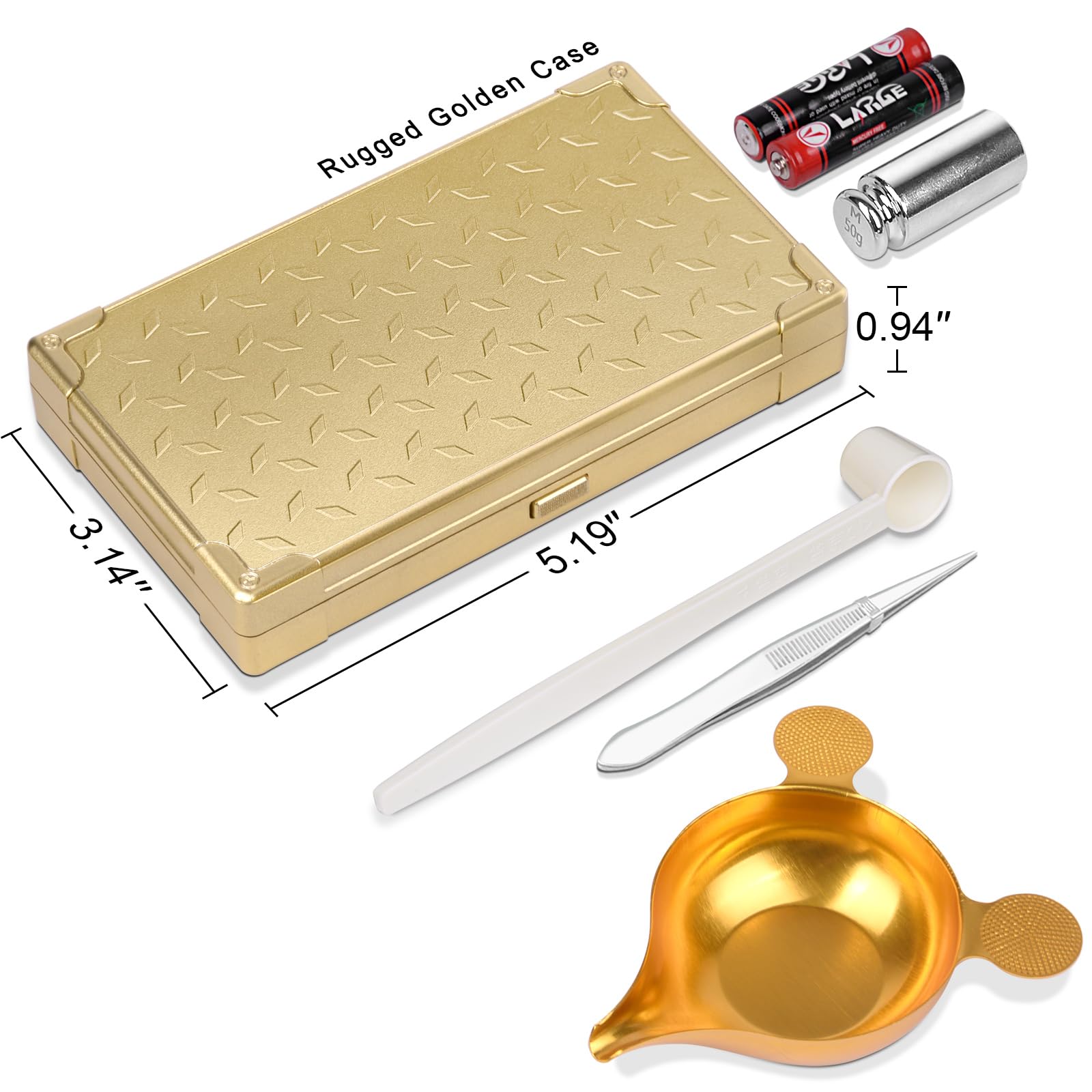 Fuzion CASH-200 Gram Scale Digital Pocket Scale, 0.01g Digital Grams Scale, Jewelry Scale, Small Food Scale Gold Gram Scale with Upgraded Display, Multi-Accessories