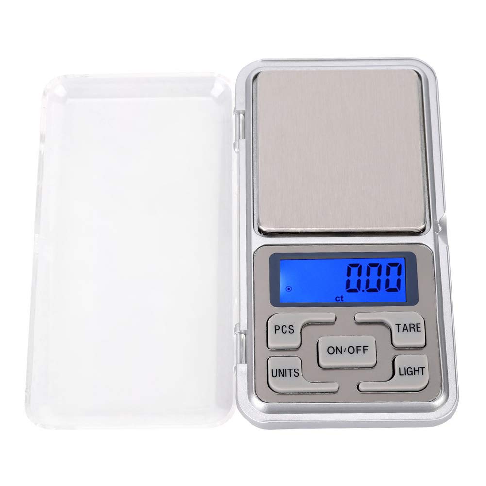 500g 0.1g Portable, Mini Pocket digital pocket scale Scale with Backlight High Accuracy Digital Electronic Food