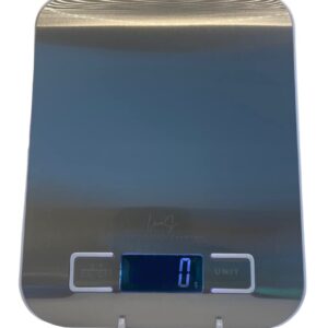 LaraS LCD Electronic Kitchen Food Digital Scale Weight Loss Keto Meal Prep Cooking