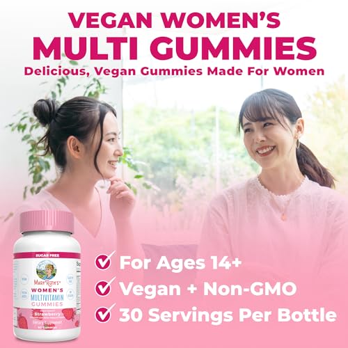 MaryRuth's Multivitamin for Women 14+ | Women's Multivitamin Gummies | Immune Support Daily Women's Multivitamin | Hair Skin and Nails Gummy Vitamins for Women | Sugar Free | 60 Count