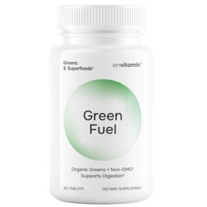 envitamin Green Fuel Organic Greens Tablets - Organic Greens, Fruit and Vegetable Blend