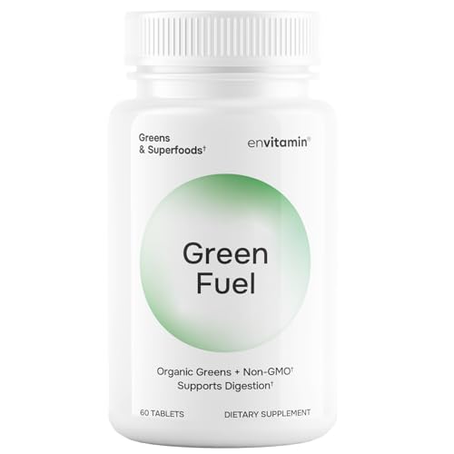 envitamin Green Fuel Organic Greens Tablets - Organic Greens, Fruit and Vegetable Blend