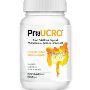 ProUCRO Gut Multivitamins: Nutritional Support for IBD Softgels 30-Day Supply