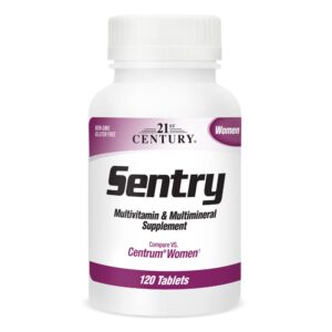 21st century sentry women multivitamin tablets, 120 count