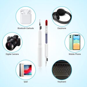 AOMIG Bluetooth Earbuds Cleaning Pen,4 in 1 Multifunction Cleaner Kit with Soft Brush for Wireless Earphones Bluetooth Headphones Charging Box Accessories, Computer, Keyboard, Camera