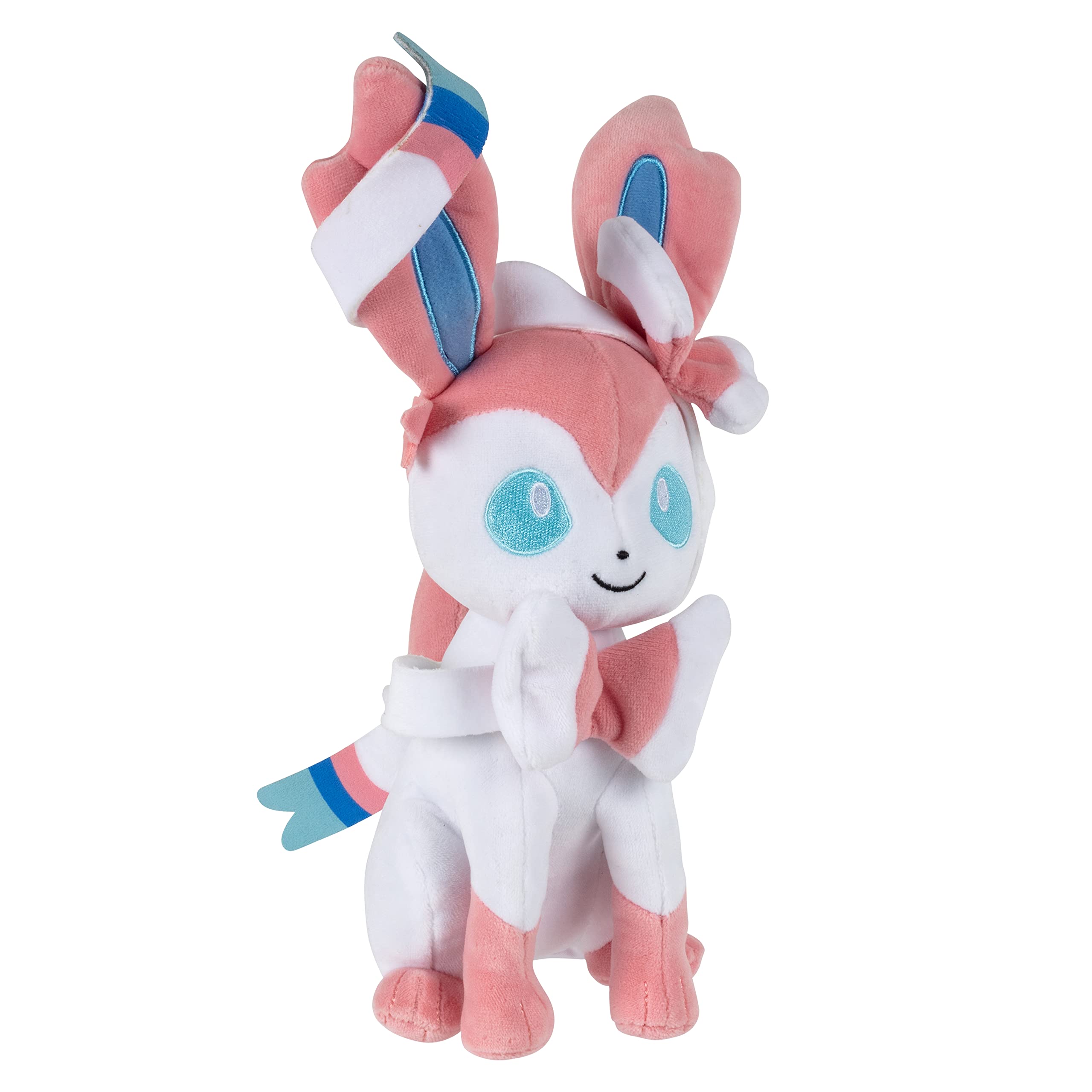 Pokemon Pokémon 8" Sylveon Plush - Officially Licensed - Eevee Evolution Stuffed Animal Toy - Great Gift for Kids, Boys, Girls Fans