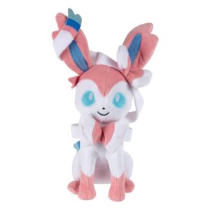 Pokemon Pokémon 8" Sylveon Plush - Officially Licensed - Eevee Evolution Stuffed Animal Toy - Great Gift for Kids, Boys, Girls Fans