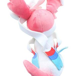 Sanei PP125 Pokemon All Star Collection Sylveon Plush, Brown/a