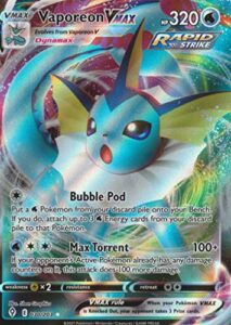 vaporeon vmax - 030/203 - ultra rare - evolving skies - nm/m