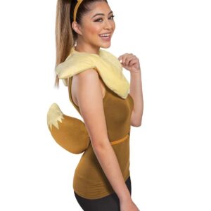 Disguise Women's Eevee Costume Kit, Brown, One Size Adult