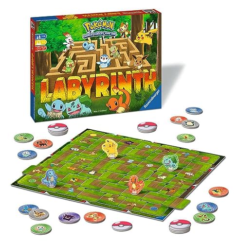 Ravensburger Pokémon Labyrinth - An Entertaining Family Board Game for Kids & Adults | Age 7 & Up | Engaging Gameplay | High Replay Value | 2 - 4 Players