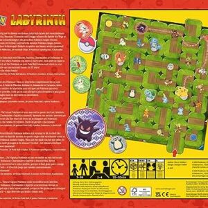 Ravensburger Pokémon Labyrinth - An Entertaining Family Board Game for Kids & Adults | Age 7 & Up | Engaging Gameplay | High Replay Value | 2 - 4 Players