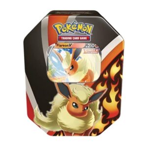 Pokemon TCG: 2021 Fall Eevee Evolutions Flareon V Tin