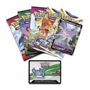 Pokemon Cards: 2022 Spring V Heroes Espeon V Tin