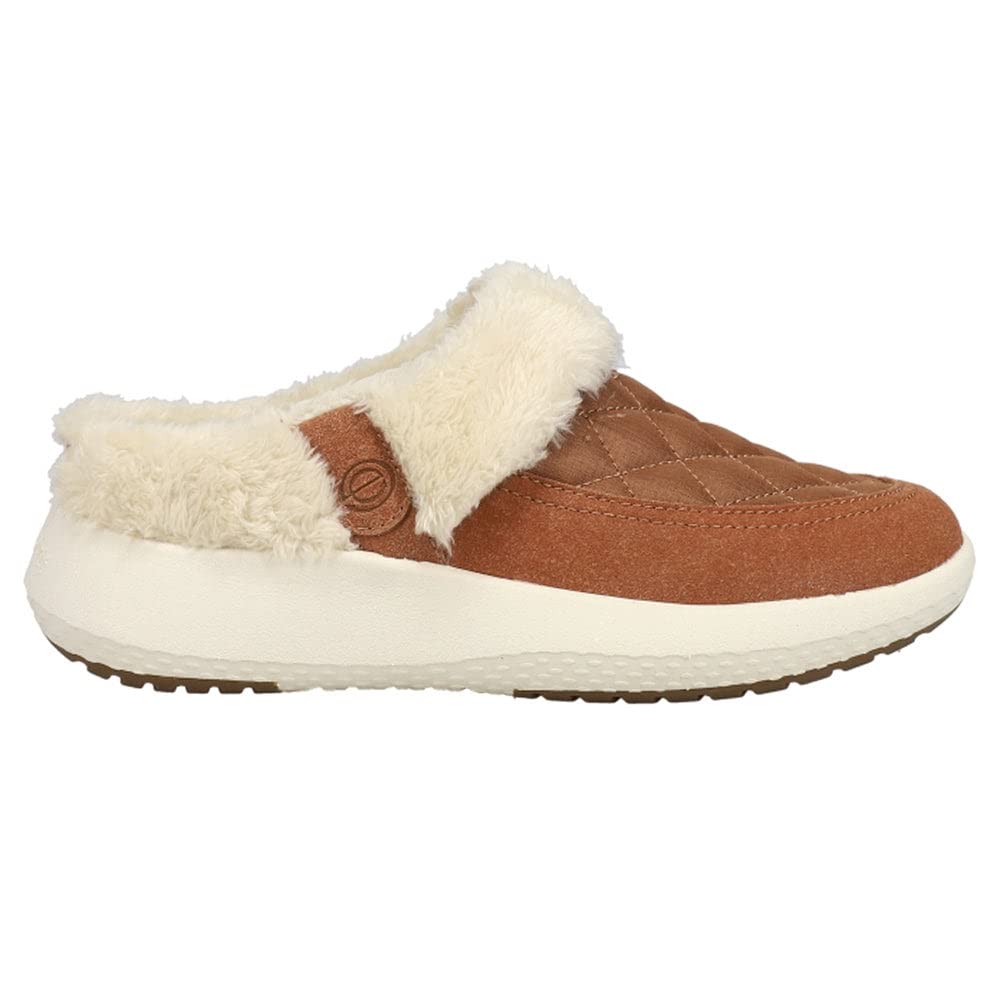 Martha Stewart Evee Eco Cozy Mules 12 / M / Cognac