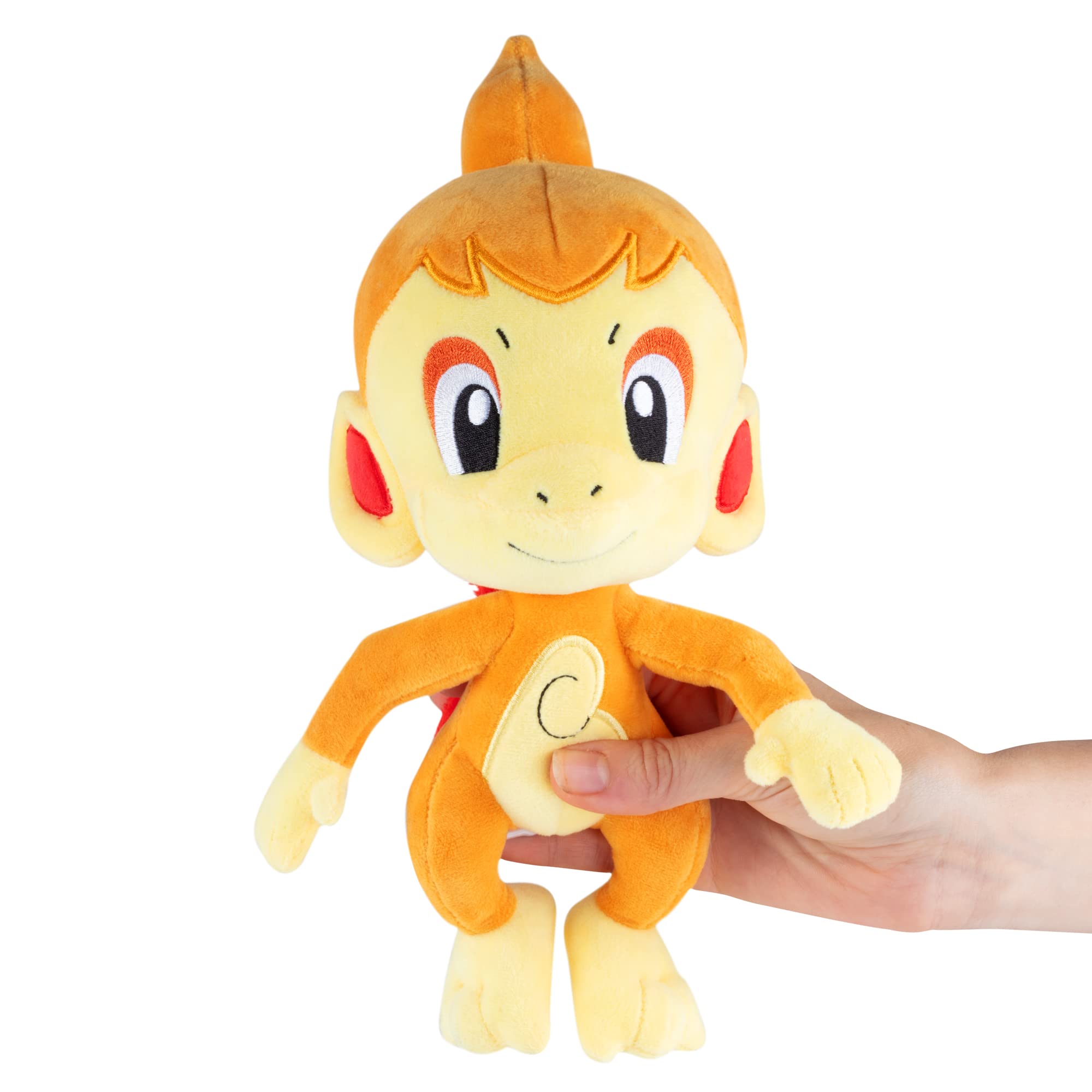 Pokémon 8" Chimchar Plush - Officially Licensed - Quality & Soft Fire Type Pokemon Stuffed Animal Toy - Scarlet & Violet - Great Gift for Kids, Boys, Girls & Fans of Pokemon