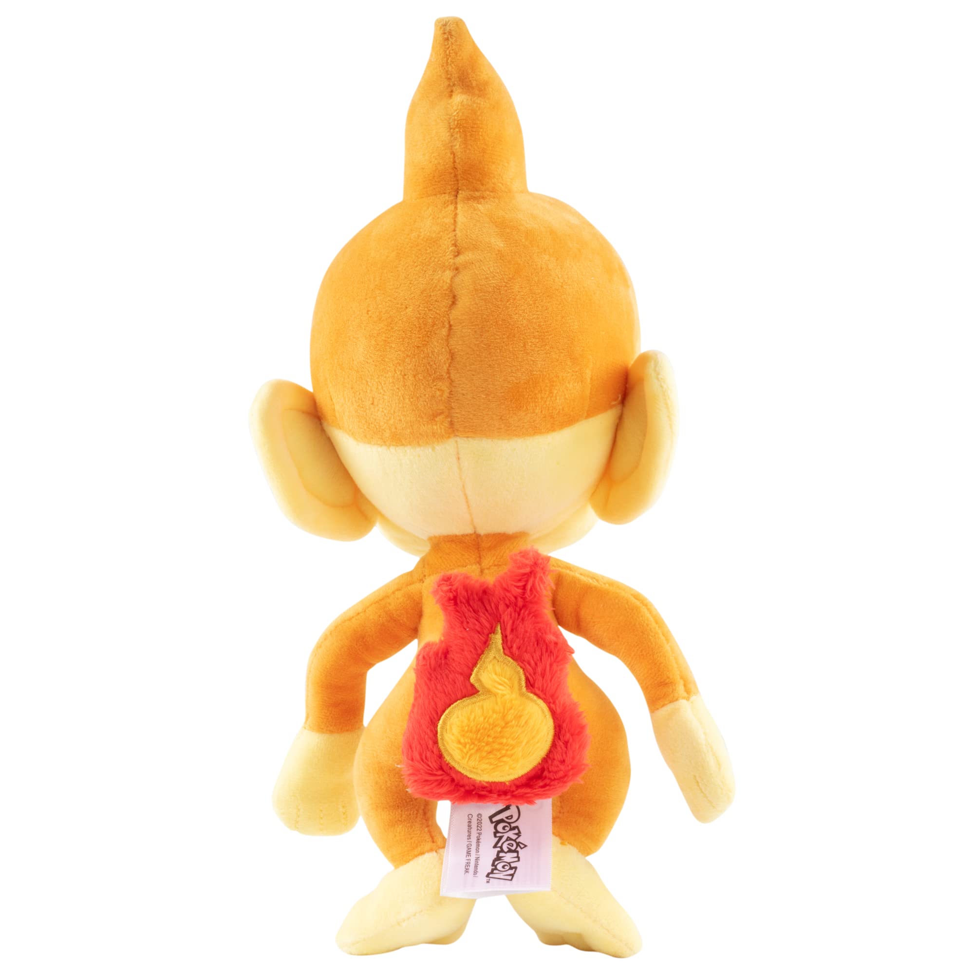 Pokémon 8" Chimchar Plush - Officially Licensed - Quality & Soft Fire Type Pokemon Stuffed Animal Toy - Scarlet & Violet - Great Gift for Kids, Boys, Girls & Fans of Pokemon