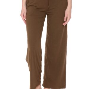 Leggings Depot Women's Fashion Pajama Lounge Pants with Pockets-PJ20-MOCHA-M