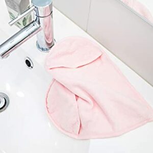 Pink Cloth in a Box - Ultra Soft, Microfiber, Exfoliating, Heart Shaped Facecloth/Washcloth with Hand Pockets to Remove Makeup, Clean Pores and Wipe your Face Clean