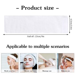 Pimoys Disposable Spa Headband for Women, 30 Count Skincare Facials Headbands for Esthetician Supplies Stretch Headbands for Women's Hair