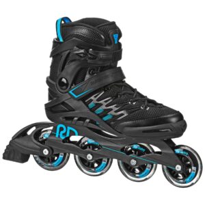 roller derby aerio q-84 men's inline skates - black/blue - size 09