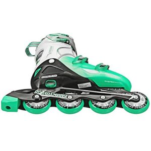 Roller Derby Women's V-Tech 500 Button Adjustable Inline Skate, Mint