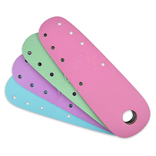 Bont Roller Skates - 100% Australian Leather Flat Toe Guard Protectors - Roller Skate Derby Speed - Pastel Pair - Pistachio Green