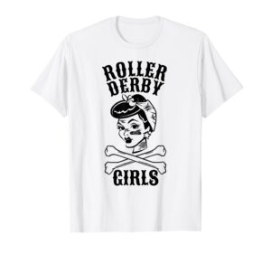 roller derby girls pinup flat track roller derby shirt